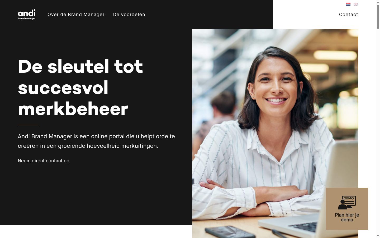 Screenshot van de toestemmingsbanner zoals getoond vóór enige interactie
