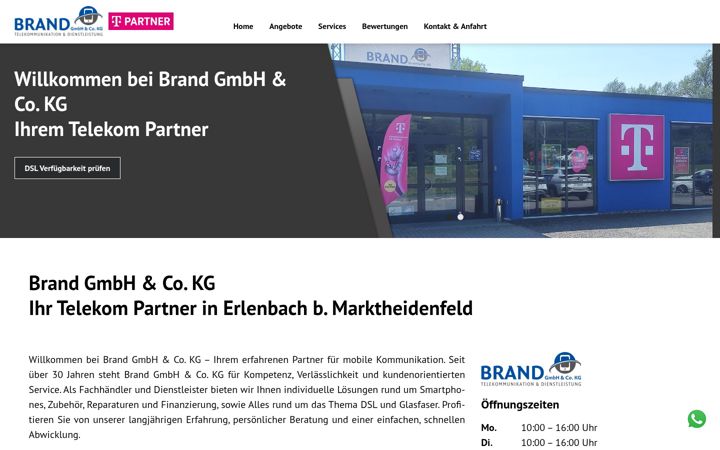 Screenshot of brand-tele.com