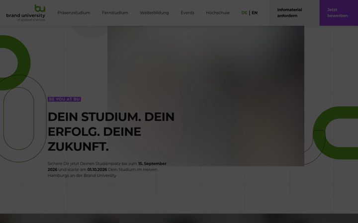 Екранна снимка на brand-university.de