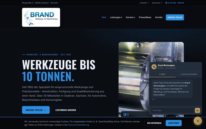 Screenshot of brand-werkzeugbau.de