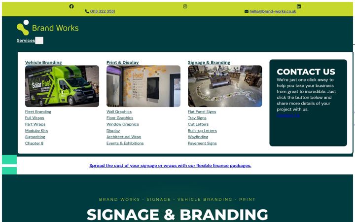 Screenshot of brand-works.co.uk
