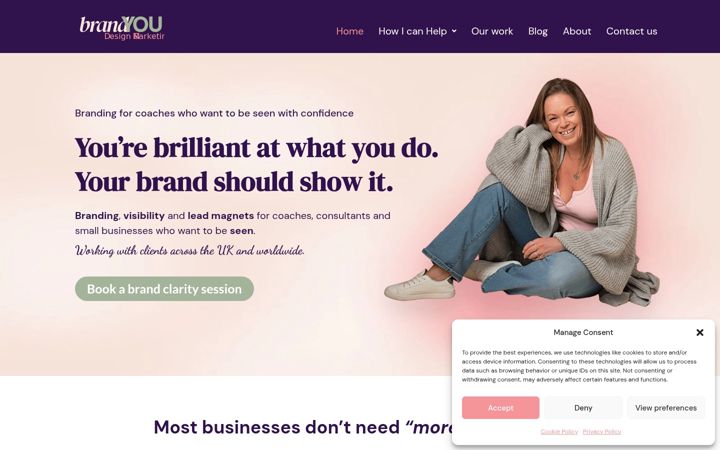 Screenshot ta' brand-you.co.uk