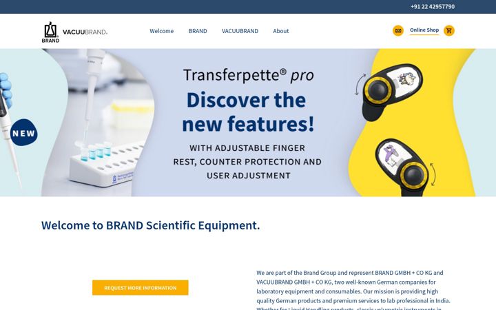 Screenshot of brand.co.in