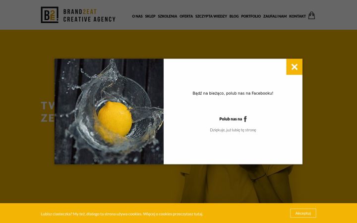 Captura de pantalla de brand2eat.pl