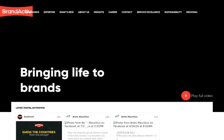 Screenshot of brandactiv.mu