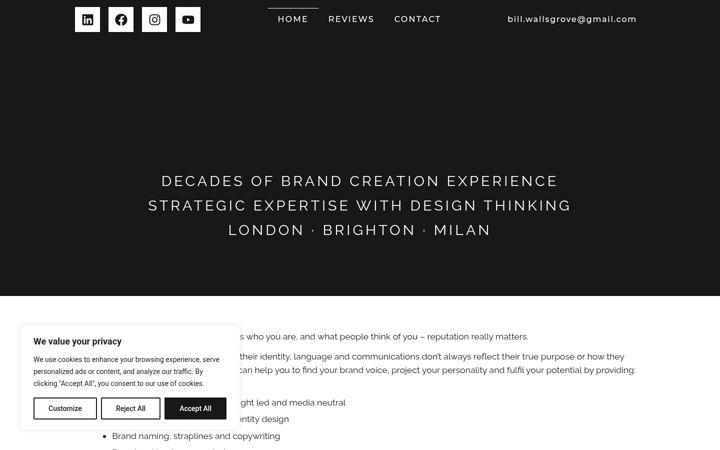 Screenshot of brandad.co.uk