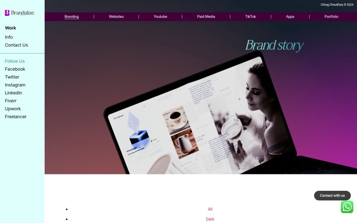 Capture d'écran de brandalize.co