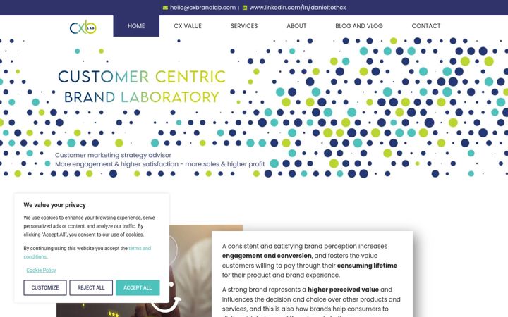 Screenshot of brandandcrmx.com