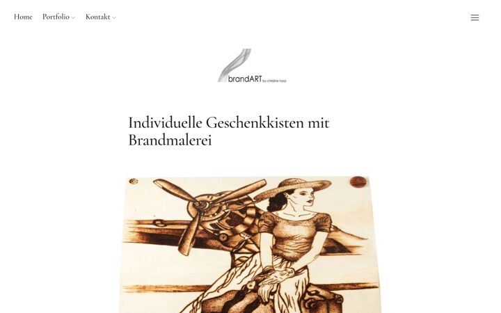 Screenshot of brandart.at