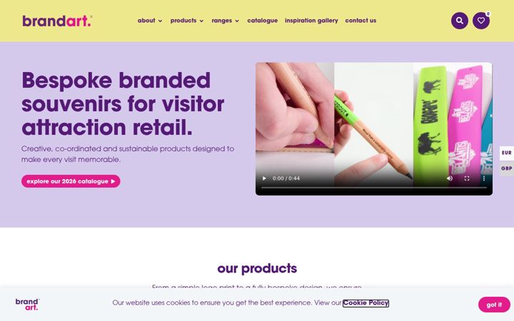 Screenshot of brandartuk.com