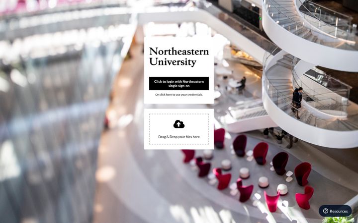 Screenshot of brandassets.northeastern.edu
