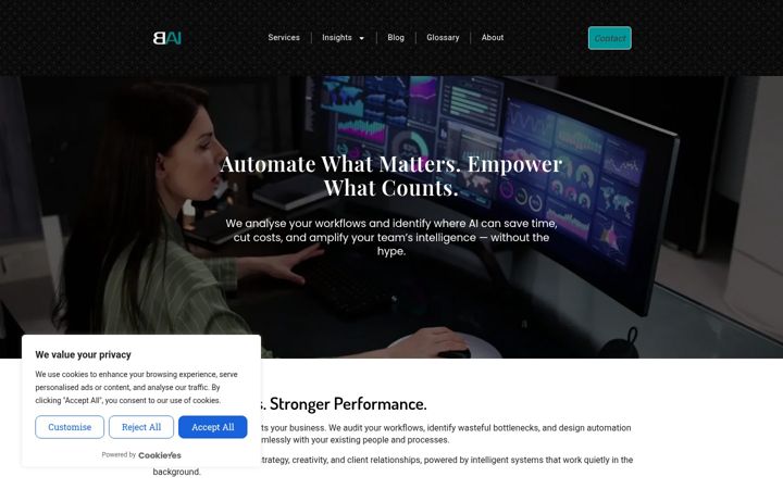 Screenshot of brandautomationai.com