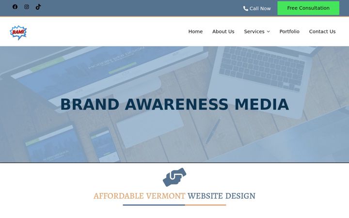 Screenshot of brandawarenessmedia.com