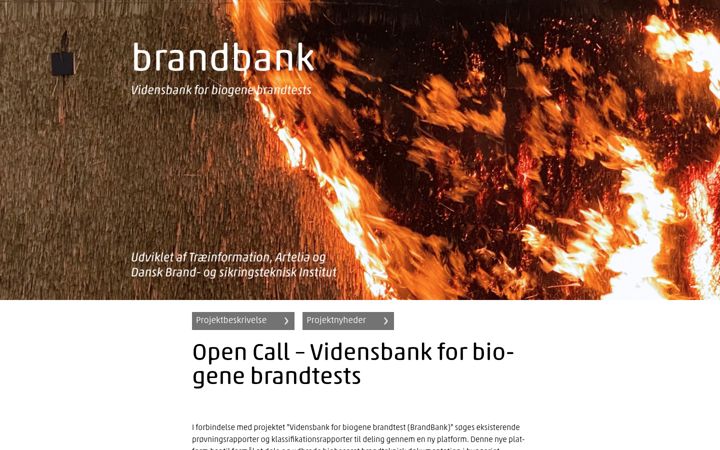 Screenshot of brandbank.dk