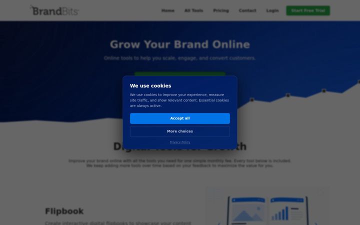 Screenshot of brandbits.com