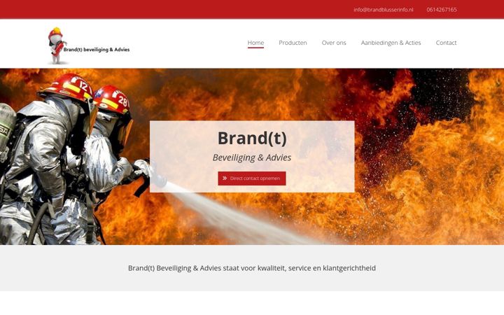 Screenshot of brandblusserinfo.nl