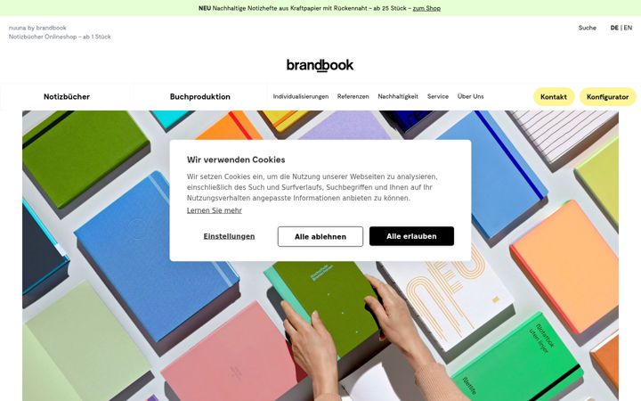 Екранна снимка на brandbook.de