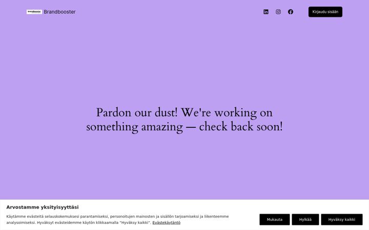 Screenshot of brandbooster.fi