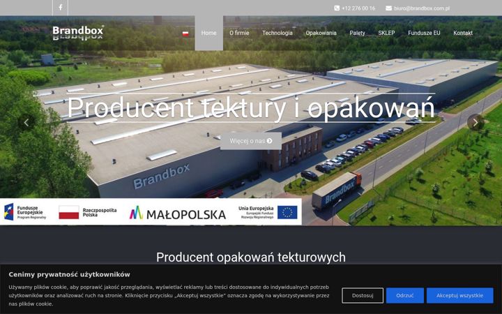 Screenshot ta' brandbox.com.pl