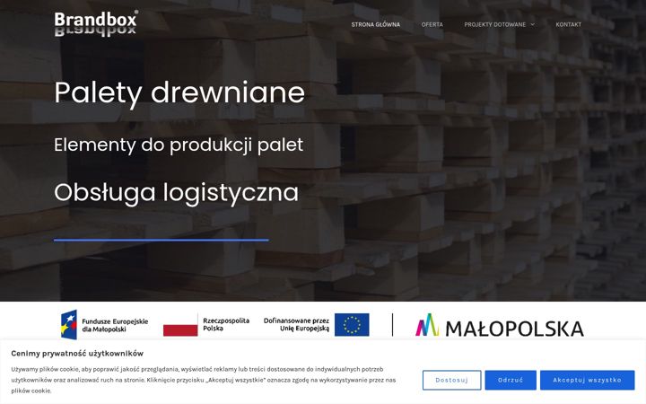 Screenshot of brandbox.pl
