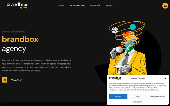 Screenshot ta' brandbox.tn