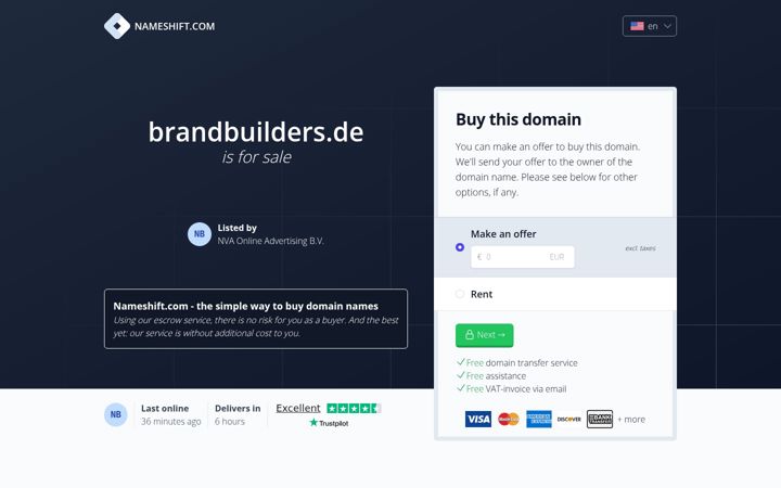 Screenshot of brandbuilders.de