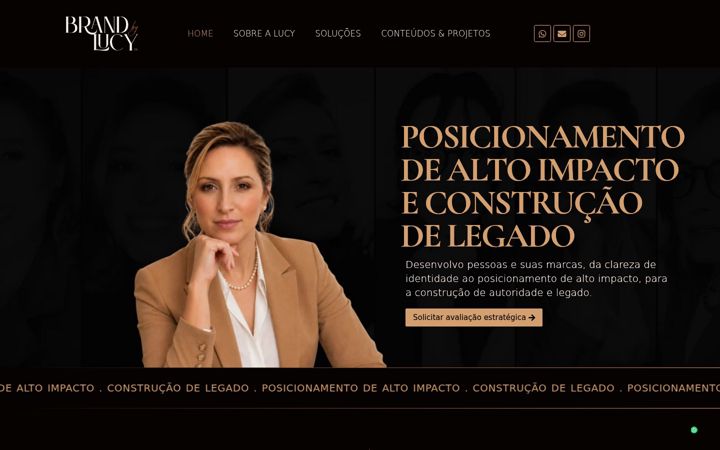 Screenshot of brandbylucy.com