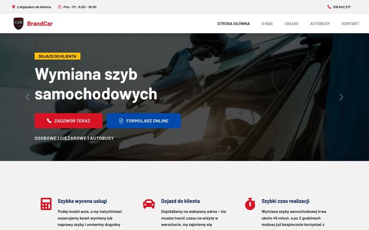 Screenshot ta' brandcar.pl