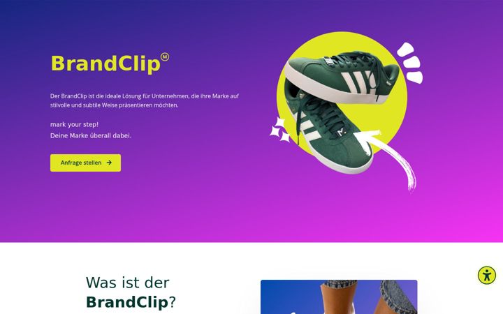 Screenshot of brandclip.de