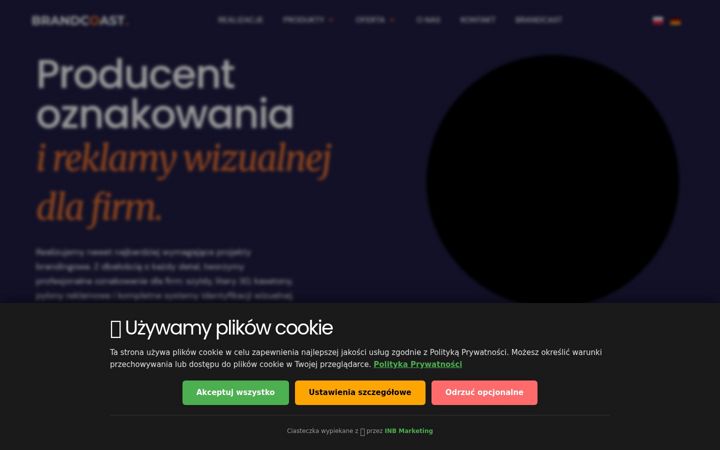 Screenshot ta' brandcoast.pl