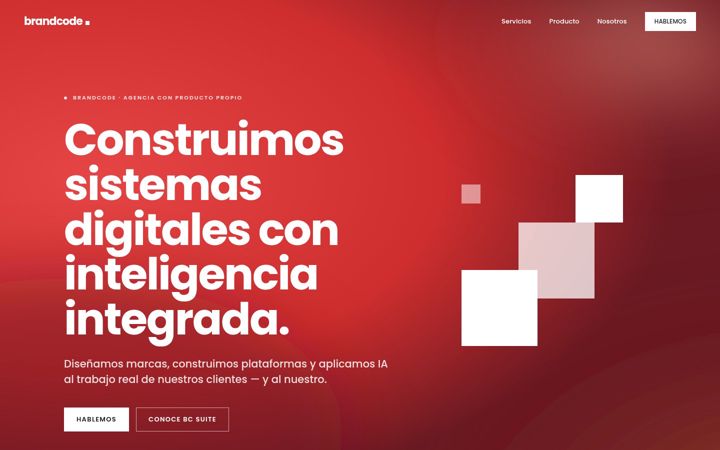 Screenshot of brandcode.es