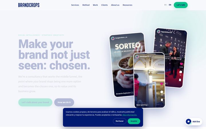 Screenshot of brandcrops.com
