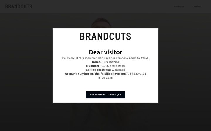 Screenshot of brandcuts.dk