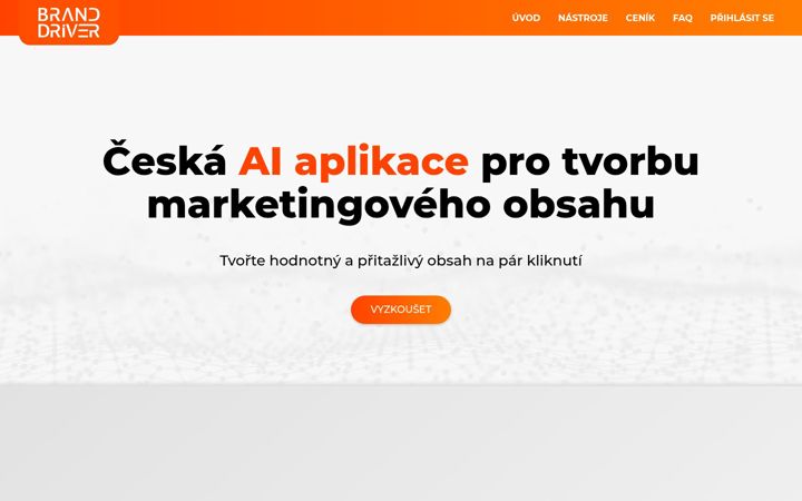 Screenshot of branddriver.app
