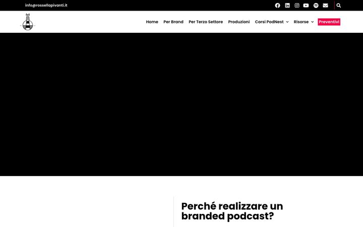 Екранна снимка на branded-podcast.it