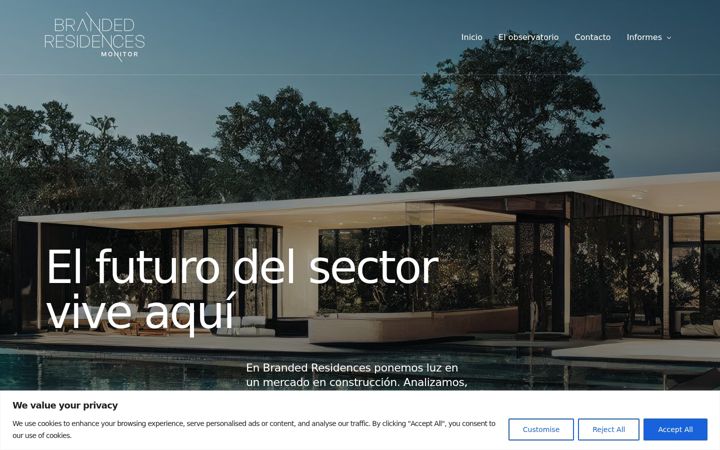 Captura de pantalla de brandedresidences.org
