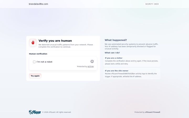 Screenshot of brandelev8te.com