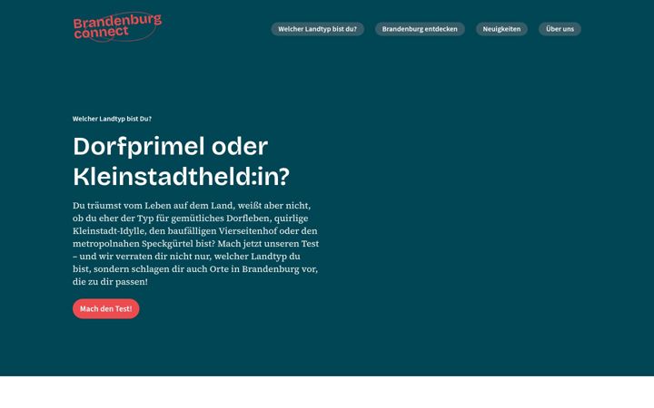 Екранна снимка на brandenburgconnect.de