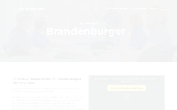 Screenshot of brandenburger-group.de