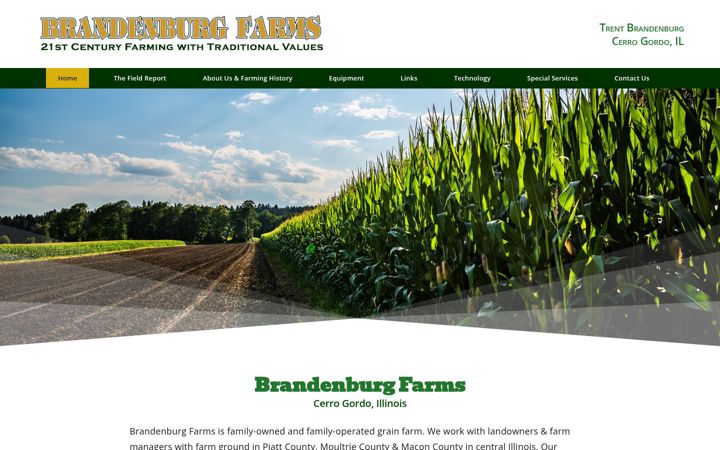 Screenshot of brandenburgfarms.com