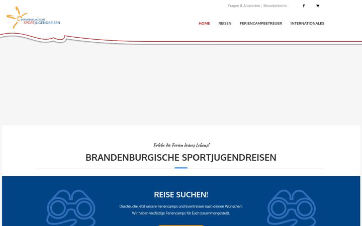 Screenshot of brandenburgische-sportjugendreisen.de