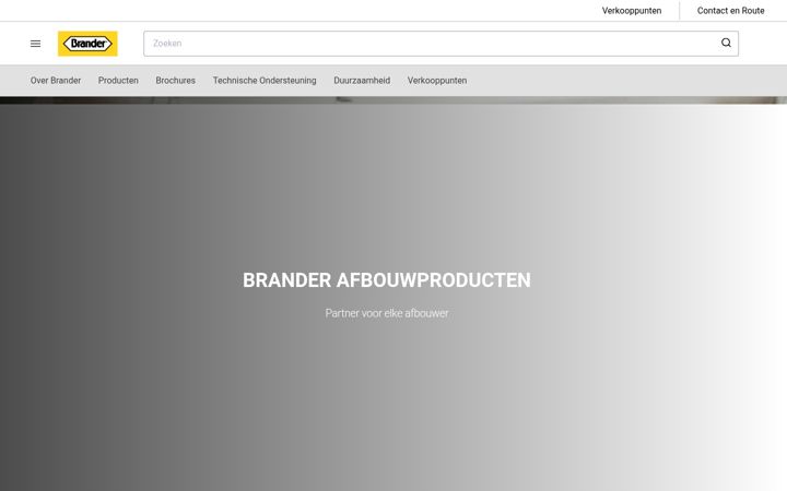 Ekraanipilt saidist brander.nl