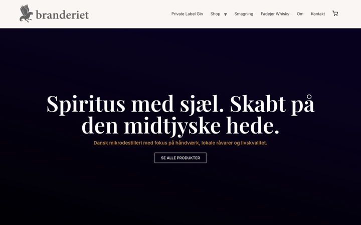 Screenshot of branderiet.dk