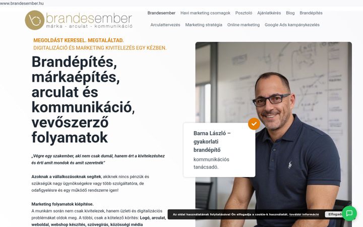 Screenshot of brandesember.hu