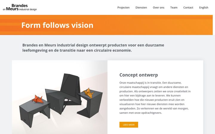 Screenshot of brandesenmeurs.nl