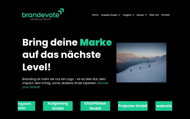 Screenshot of brandevate.de