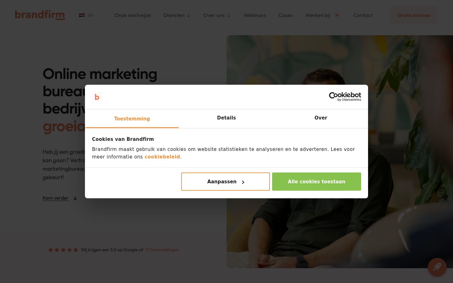 Sutikimo reklamjuostės, rodytos prieš bet kokią sąveiką, ekrano kopija