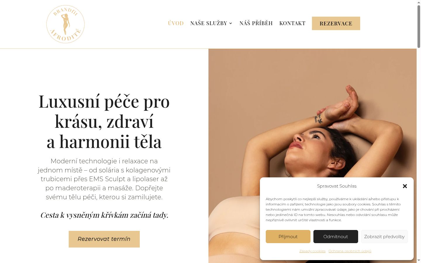 Képernyőkép a bármilyen interakció előtt megjelenő hozzájárulási bannerről