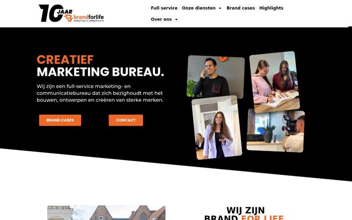 Screenshot of brandforlife.nl