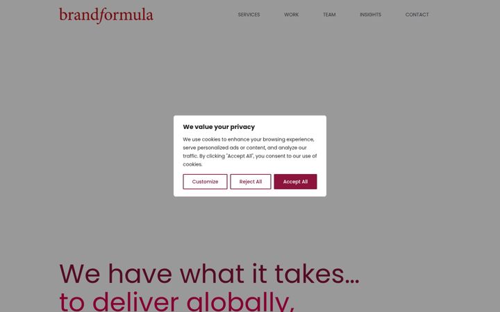 Skjámynd af brandformula.co.uk